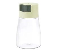 Wilitto Salt and Pepper Shakers Set Moisture Proof Salt Shaker with Plastic Lid,Quantitative, Press Type, Clear,Clear to Know When to Fill Refillable Spice Dispenser for Kitchen or Travel Kitchen Gad