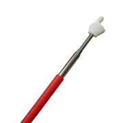 Wilitto Telescopic Classroom Pointer Teachers Pointer, Extendable Hand Finger Pointer Stick, Retractable Finger Pointing Stick, Handheld Presenter Whiteboard Presentation Pointer Red B