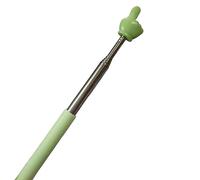 Wilitto Telescopic Classroom Pointer Teachers Pointer, Extendable Hand Finger Pointer Stick, Retractable Finger Pointing Stick, Handheld Presenter Whiteboard Presentation Pointer Green A