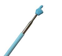 Wilitto Telescopic Classroom Pointer Teachers Pointer, Extendable Hand Finger Pointer Stick, Retractable Finger Pointing Stick, Handheld Presenter Whiteboard Presentation Pointer Blue A