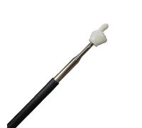 Wilitto Telescopic Classroom Pointer Teachers Pointer, Extendable Hand Finger Pointer Stick, Retractable Finger Pointing Stick, Handheld Presenter Whiteboard Presentation Pointer Black B