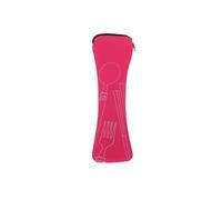 Wilitto Travel Cutlery Case Portable Camping Cutlery Storage Bag Cutlery Pouch for Camping Work School Picnic, Fork Spoon Chopsticks Organizer, Cutlery Packaging Bag Travel Cutlery Bag Rose Red