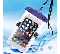 Wilitto Waterproof Phone Pouch Holder, Anti-scratch Underwater Pouch with Hanging Rope, Touchscreen Phone Dry Bag, Swimming Surfing Universal Mobile Phone Case for Water Sports Blue B