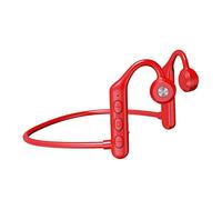 Wilitto Wireless Headset Intelligent Noise Reduction Calling Neck-hanging Lower Power Consumption Wireless Earphone for Sports Red