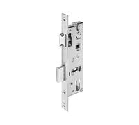 WILKA 1438000019 Rohrrahmenschloss Flachstulp m. Falle u. Riegel Lang, PZW, DM35, Edelstahl Tubular Frame Lock 1438 | Backset: 35 mm | Cuff 245 mm Flat Stainless Steel | Pack of 1, Silver