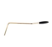 Wilkinson 5mm Push-in Tremolo Arm Whammy Bar Vibrato Arm for Korea Wilkinson WVC/WV2/WV6 Tremolo Bridge, Gold with Black Tip