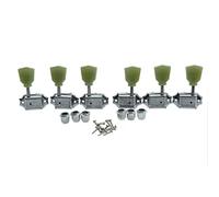 Wilkinson Chrome 3x3 Deluxe Vintage Tuners Guitar Tuning Keys Machine Head with Split Post for Les Paul