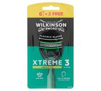 Wilkinson Extreme3 Sensitive 6+2 Unisex Adult Multicoloured Classic Cartridge Razor