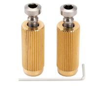 Wilkinson Guitar Bridge Inserts and Studs for Wilkinson WV2 WVP2 Tremolo, Original Color (Set of 2)