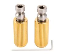 Wilkinson Guitar Bridge Inserts and Studs for Wilkinson WVP Tremolo, Original Color (Set of 2)