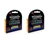 Wilkinson Hydro 5 The Face Groomer refill cartridgers, 2 x pack of 4 = 8