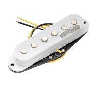 Wilkinson LOW GAUSS Vintage Tone Ceramic Single Coil Pickup for Strat Style Guitar Bridge, White