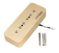 Wilkinson M Series Alnico 5 P90 Soapbar Bridge Pickup for Les Paul/SG Electric Guitar, Cream