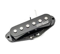 Wilkinson M Series High Output Alnico 5 Strat Single Coil Bridge Pickup for Stratocaster Electric Guitar, Black