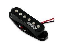 Wilkinson M-Series Vintage 60's Staggered Single Coil Pickups Black (WOVS) for Stratocaster Guitars (Middle, Black)