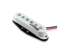 Wilkinson M-Series Vintage 60's Staggered Single Coil Pickups White (WOVS) for Stratocaster Guitars (Middle,White)