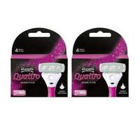 Wilkinson Quattro for Women Sensitive Razor Blades (2 x 3 Packs)