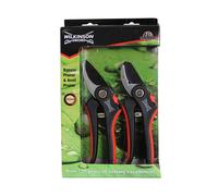 Wilkinson Sword 1111174W Bypass Pruner & Anvil Pruner Secateurs Twin Pack
