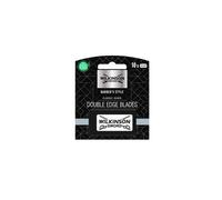 Wilkinson Sword Barber's Style for Men | Double Edge | Premium Stainless Steel Safety Blades | 10 x Razor Blade Refills, Silver, 10.0 Count