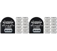 WILKINSON SWORD Double Edge Blade Refills for Men, Pack of 20 Razor Refills, with Triple Coated Blades for Comfortable Shave