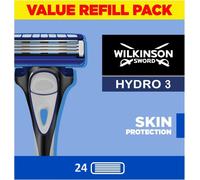 Wilkinson Sword Hydro 3 Blades - 24 Pack In Black Black One Size