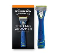 Wilkinson Sword Hydro 5 Groomer Shaver, Yellow, 1 count, Moisturizing Gel Reservoir, Compact Trimmer, Adjustable Trimmer, for Men's Personal Grooming