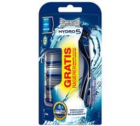 Wilkinson Sword Hydro 5 Razor, 5 Blades, Water-activated Gel Reservoir, Skin Guards, Unisex, 1 Count
