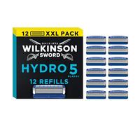 WILKINSON SWORD - Hydro 5 Razor Blades For Men Blades Carbon Coated Hydrating Gel & Precision Trimmer Pack of 10 Razor Blade Refills plus 2 FREE