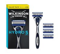 WILKINSON SWORD - Hydro 5 Razor For Men, Carbon Coated Blades, Hydrating Gel & Precision Trimmer, Razor + 3 Razor Blades WINNER OF THE WHICH? BEST BUY AWARD