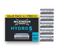 Wilkinson Sword Hydro 5 Razors Blade for Men, Men's Shaver Refill Pack, Skin Hydration, Carbon Coated Blades, 4 Razor Refills Plus 1 Bonus