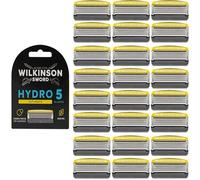 WILKINSON SWORD - Hydro 5 Ultimate Razor Blades For Men | Pack of 24 Razor Blade Refills | Menthol Enriched Lubricant Band