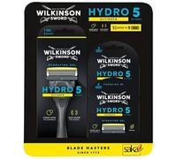Wilkinson Sword Hydro 5 Ultimate Razor Handle + 9 Blades Refill with LuckyBoy Greetings
