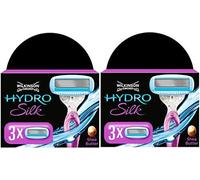 Wilkinson Sword Hydro Silk 2-Pack Blades, 3 Moisturizing Strip, Unisex-Adults, All Skin Types