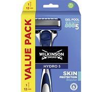 Wilkinson Sword - Hydro5 Skin Protection Regular- Special Pack - Pack with 1 handle and 13 refill blades