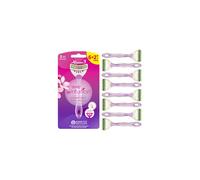 WILKINSON SWORD - Intuition Comfort Xtreme for Women | Disposable Razors | Flexible Blades | Hydrating Aloe Vera Strips | Pack of 6 Razors + 2 Free