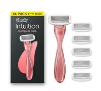 Wilkinson Sword Intuition Complete Care Razors for Women, Hydra-Boost Serum, XL Pack, 1 Women’s Razor Handle Plus 6 Blade Refills