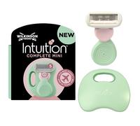 Intuition Complete Women's Mini Razor with Travel Case, for Tricky Zones Like Bikini Line, Armpits, Knees & Ankles, with Skin Protect Gel for Smooth