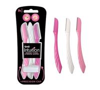 Wilkinson Sword Intuition Perfect Finish Women's Eyebrow Styling & Facial Shaving x3