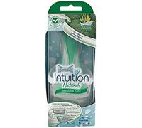 Wilkinson Sword Intuition Sensitive Care Razor for Women - Classic Style, Metal Handle, Green, Women's Shaving Razor