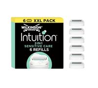 WILKINSON SWORD - Intuition Sensitive Care For Women | No Shave Gel Needed | Pack of 6 Razor Blade Refills