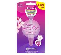 Wilkinson Sword - MyIntuition Comfort Xtreme 3 - Disposable Razor - 3 Flexible Blades Razor for Women - Swivel Head - 2 Lubricating Strips - 4+2 Pack