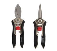 Wilkinson Sword Precision Bypass Pruner Secateurs Snips Twin Pack Gardening Set