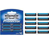 Wilkinson Sword Protector Men's Razor Blades X10 (70001330) - Safe, Smooth Shave with Protective Guards