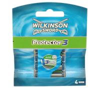 Wilkinson Sword Protector3 Razor Replacement Blades - 4 pcs