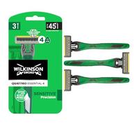 Wilkinson Sword Quattro Titanium Disposable Razors 3 pack