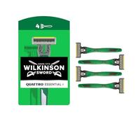 Wilkinson Sword Quattro Essential 4 Sensitive Disposable Razors for Men, 3