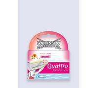 Wilkinson Sword Quattro For Women Blades - 3 Pack In Black Black One Size