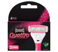 Wilkinson Sword Quattro for Women Aloe & Vit. E replacement blades 3 pc