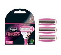 WILKINSON SWORD - Quattro For Women | Smooth Glide | Pack of 3 Razor Blade Refills