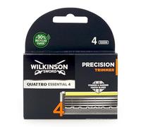 Wilkinson Sword Quattro Titanium Precision Razor Blades -Pack of 4